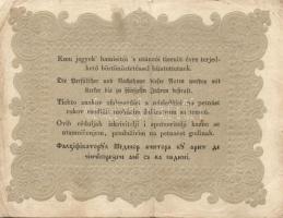 1848. 10Ft "Kossuth bankó" T:III