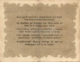1848. 10Ft "Kossuth bankó" hátlapi lemezhiba "hamisitói" szóban a második "...