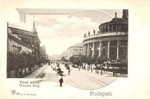 Budapest V. Váci körút és Bazilika, villamosok