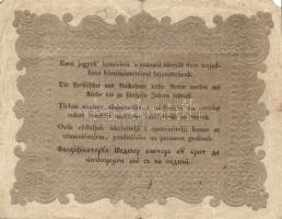 1848. 10Ft "Kossuth bankó" (4x) T:IV