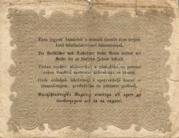 1848. 10Ft "Kossuth bankó" (4x) T:IV