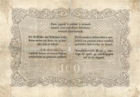 1848. 100Ft "Kossuth bankó" T:restaurált