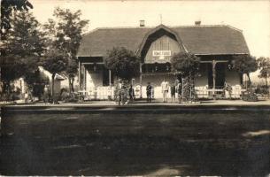 1920 Budapest III. Római fürdő, HÉV megállóhely, vasútállomás. photo