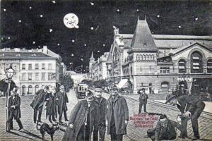 Budapest éjjel Vámház krt.