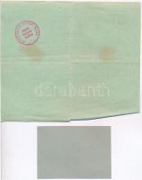 1930."Háborús Emlékérem karddal és sisakkal, a piros-fehér-zöld szinü hadiérem szalagján" ...