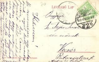 Temesvár, Timisoara; Gyárváros, Liget út villamossal / street view with tram