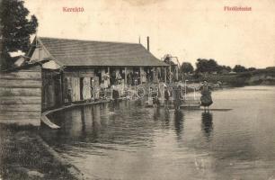 Gyopáros-fürdő (Orosháza), Kerek tó, fürdő részlet (fl)