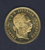 Ausztria 1878. 1D Au 3,49g T:1-/2+