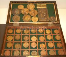 Hagyaték gyűjtemény 86db klf Br emlékveret, régi és új, kevés külföldivel, benne sok jobbal T:1,2