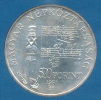 1981. 500Ft Ag "Bartók Béla" MNB tokban T:BU 
Adamo EM62