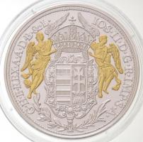 DN "Tallértörténelem - II. József tallér 1782" aranyozott és ezüstözött Cu-Zn emlékérem ta...