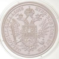 DN "Tallértörténelem - Ferenc József tallér 1853" aranyozott és ezüstözött Cu-Zn emlékérem...