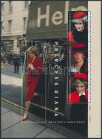 Princess Diana mini sheet set Diana hercegnő születésének 50. évfordulója kisív sor