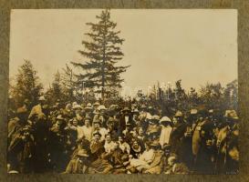 1912 Sopron, Csütörtöki Turista Asztal a vendéglátó soproni turista hölgyeknek a Magyar Turista Egyl...