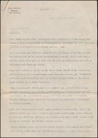 1939 Br. Nyáry László névjegye, hátulján kézzel írt soraival + Nyáry Rositával kapcsolatos iratok