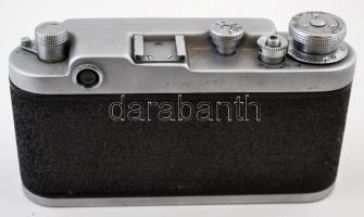 Fed-2 szovjet fényképezőgép, Jupiter-8 2/50 objektívvel, eredeti bőr tokjában / Vintage Russian came...