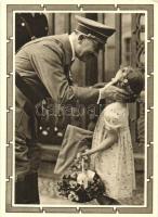 Hitler with young girl, 6+19 Ga.
