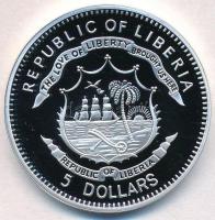 Libéria 2009. 5$ Cu "Nagy Hadvezérek - Szvatopluk" multicolor, tanúsítvánnyal T:PP
Liberi...