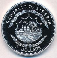 Libéria 2009. 5$ Cu "Nagy Hadvezérek - Vitéz Mihály" multicolor, tanúsítvánnyal T:PP
Libe...