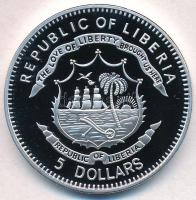 Libéria 2011. 5$ Cu "Nagy Hadvezérek - George S. Patton" multicolor, tanúsítvánnyal T:PP
...