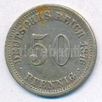 Német Birodalom 1876A 50pf Ag T:2- German Empire 1876A 50 Pfennig Ag C:VF Krause KM#6