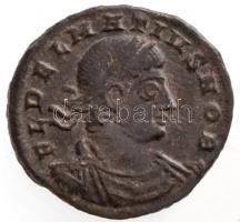 Római Birodalom / Siscia / Delmatius 334-335. AE Follis (2,45g) T:2,2- Roman Empire / Siscia / Delmatius 334-335. AE Follis FL DELMATIVS NOB C / GLOR-IA EXERC-ITVS - .ASIS. (2,45g) C:XF,VF RIC VII 239.