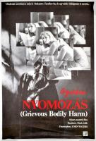 cca 1989 Gyilkos nyomozás amerikai film plakát, rendezte: Ridley Scott, 82x56 cm