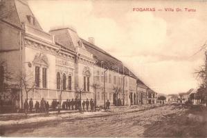 Fogaras, Fagaras; Villa Dr. Turcu, utcakép / street view with villa