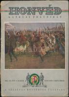 1948 A Honvéd katonai folyóirat III. évfolyamának 8-9. száma, benne cikkekkel az 1848-as forradalomról, szakadt