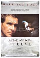 1990 Ártatlanságra ítélve, amerikai film plakát, főszerepben: Harrison Ford, gyűrött, 98x67 cm