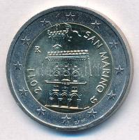 San Marino 2011R 2E bimetál T:2 kis ph.
San Marino 2011R 2 Euro bi-metallic C.XF small edge error