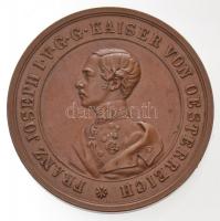 Ausztria 1853. Ferenc József Ausztria császára Br emlékérem. Szign.: Roth F. (38mm) T:2 Austria 1853. Franz Joseph Emperor of Austria Br commemorative medallion. Sign.: Roth F. (38mm) C:XF