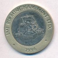 Nagy-Britannia / Birmigham 1996. "Imi Birmingham Mint LTD." múzeumi bárca T:2
Great Brita...