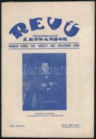 1922 A Revü, művészeti újság I. évfolyamának 1-2. száma, jó állapotban, 24p