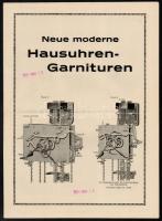 1931 Neue moderne Hausuhren-Garnitur - új modern otthoni órák katalógusa, képes illusztrációkkal