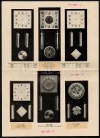 1931 Neue moderne Hausuhren-Garnitur - új modern otthoni órák katalógusa, képes illusztrációkkal