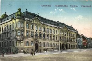 Pozsony, Pressburg, Bratislava; Főposta / Hauptpost / main post office