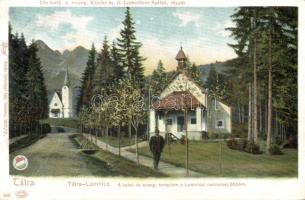 Tátralomnicz kath. and evang. church