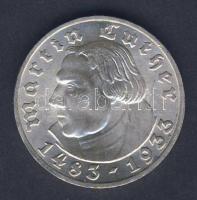 Német 3. Birodalom 1933A 5M Ag "Martin Luther" T:1/2