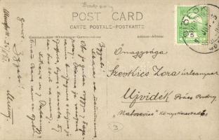 1912 Badacsony, Állami pince épülete munkások csoportjával, photo