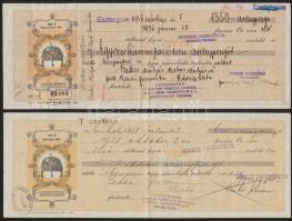 1941 Váltók Simontornya, Esztergom, Marcali, Miskolc. 15,20,48,72f, 1p20f