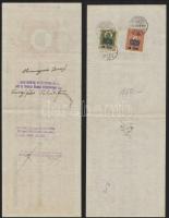 1941 Váltók Simontornya, Budapest 15,20,48,72f, 1p20f