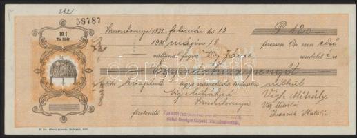 1941 Váltók Simontornya, Budapest 15,20,48,72f, 1p20f