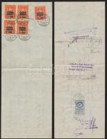 1943 Váltók Esztergom, Marcali, Budapest 20,40f 1,1,50P