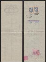 1943 Váltók Esztergom, Marcali, Budapest 20,40f 1,1,50P