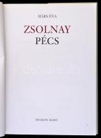 Hárs Éva: Zsolnay Pécs. Bp., 1996, Helikon. Kiadói egészvászon-kötés, kiadói papír védőborítóban