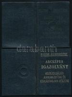 1951-1983 MÁV arcképes igazolvány közszolgálati alkalmazottak és családtagjaik részére, 6 db