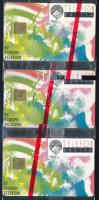 1992 Europa Telecom 3 db telefonkártya, bontatlan csomagolásban