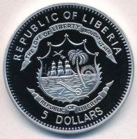 Libéria 2011. 5$ Cu "Nagy Hadvezérek - Hernán Cortéz" multicolor, tanúsítvánnyal T:PP
Lib...