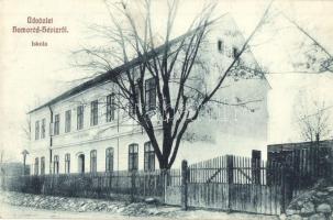 Olthévíz, Homoród-Hévíz, Hoghiz; iskola. Brassói Lapok kiadása / school (EB)